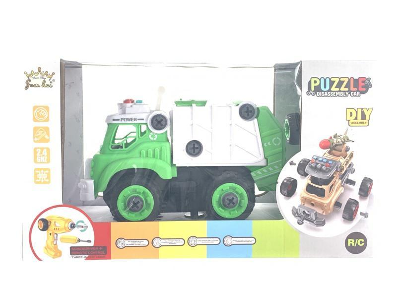 4CH R/C Disassembly  Sanitation Truck