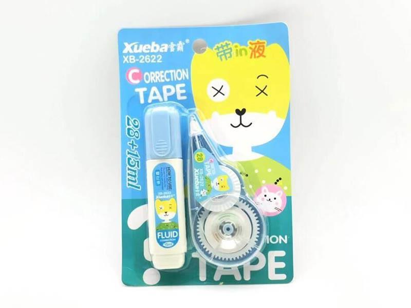 Correction Fluid + Correction Tape