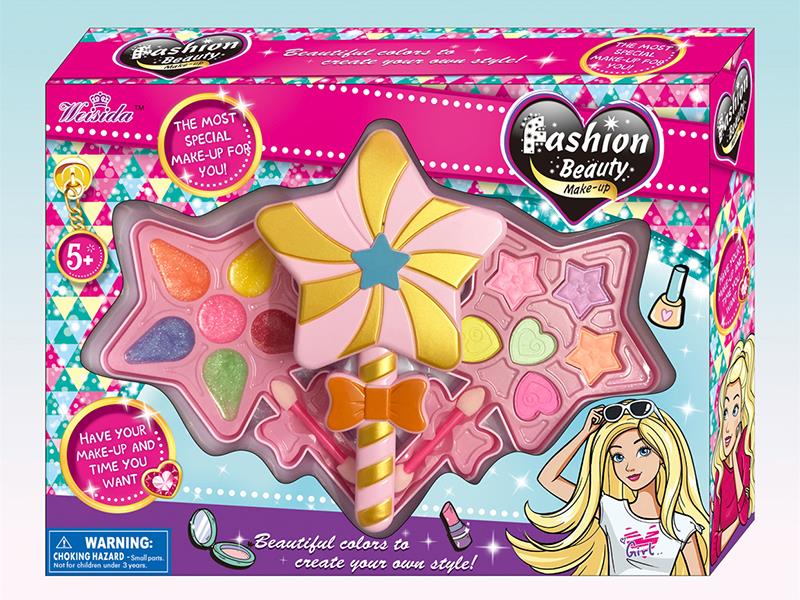 Two Layer Pentagram Magic Wand Make Up Box
