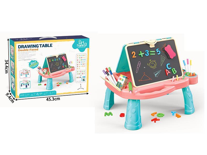Double-Sided Painting Table(Pink)