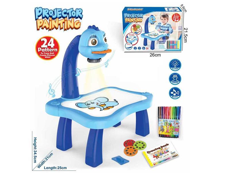 Dinosaur Projection Drawing Board With Light And Music
