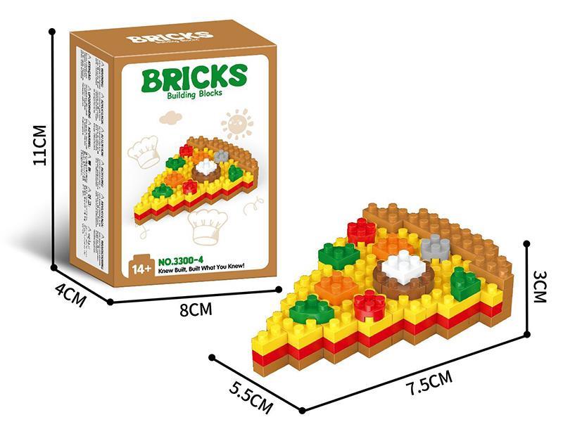 Pizza Building Blocks 90+pcs