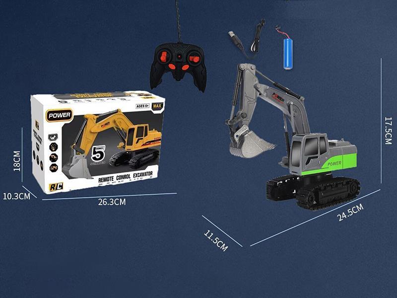 6CH Remote Control Alloy Excavator