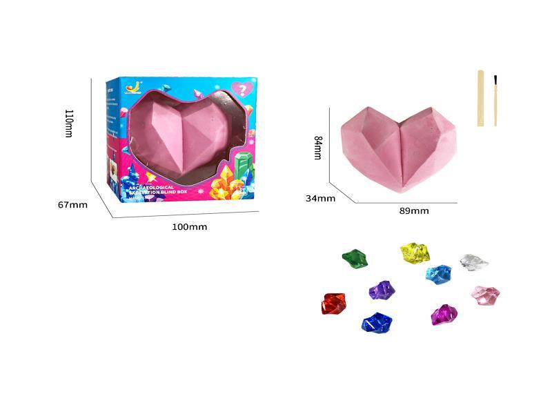 Archaeological Excavation Of Peach Heart Gem