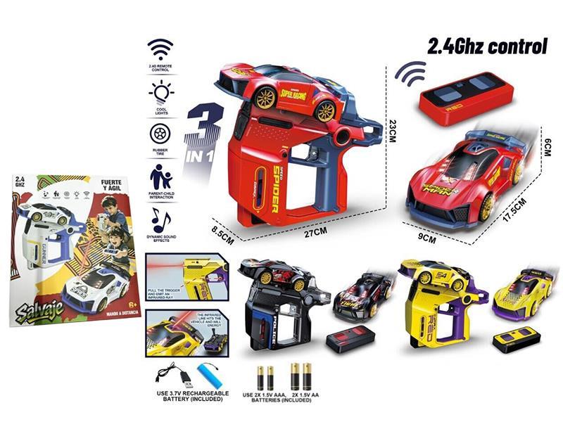 2.4G IR Gun Remote Control Car