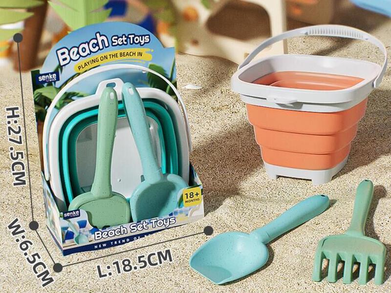 Three-Piece Set Of Wheat Straw Beach