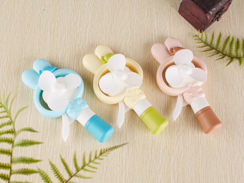 Rabbit Spray Hand Press Fan (12PCS/Box)