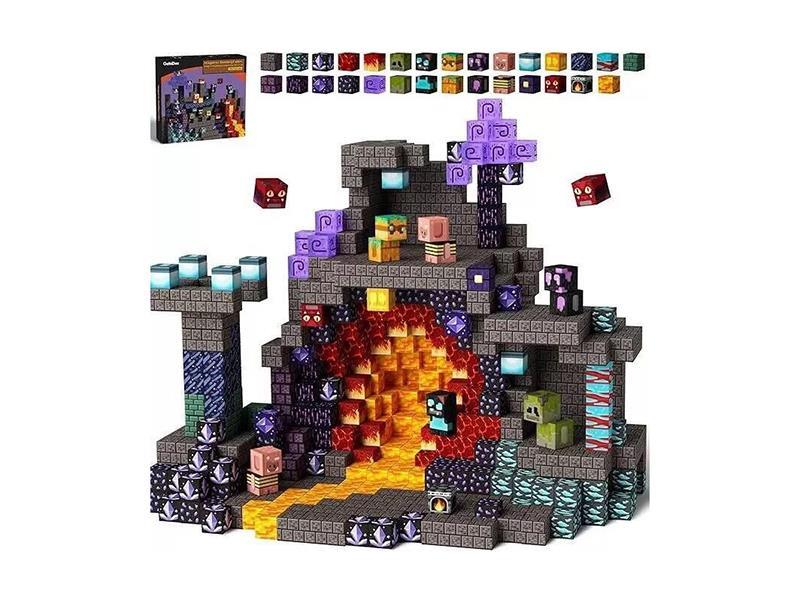 Magma Cave Magnetic Building Blocks 100pcs