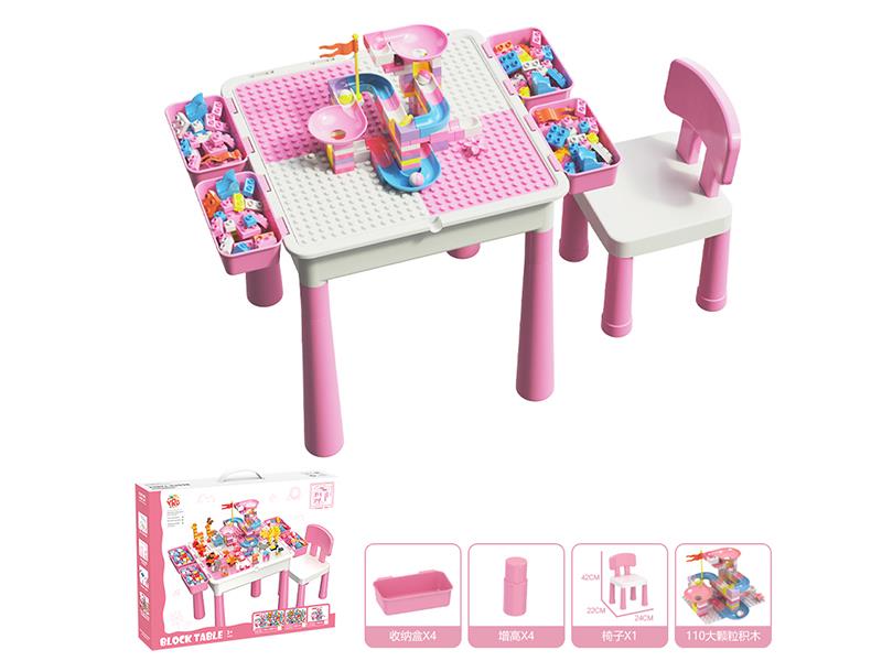 Large Particle Building Blocks Table