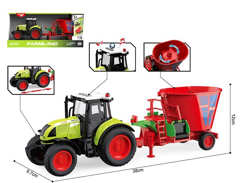 1:16 Friction Farm Straw Mixer(Sound And Light)