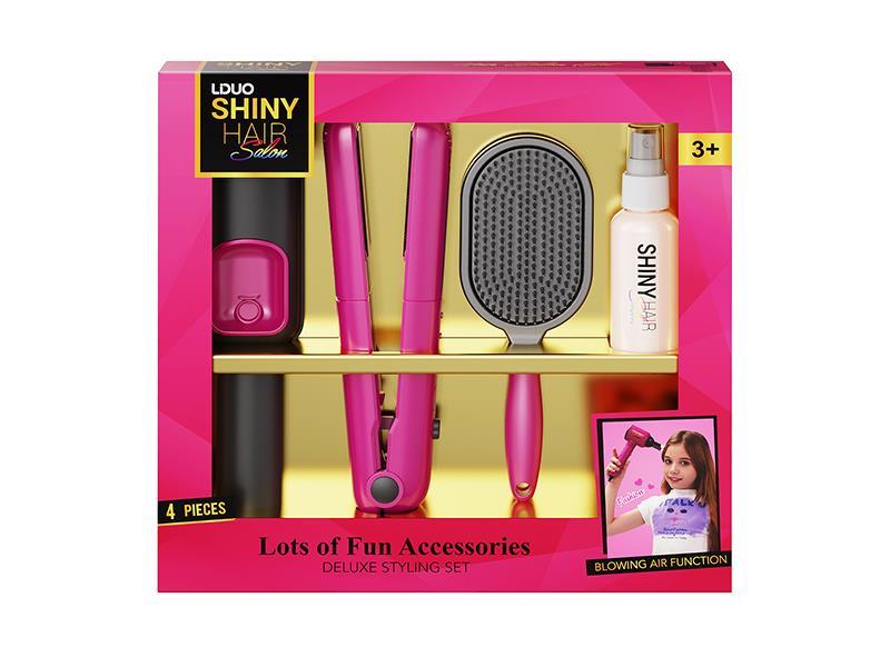 Hair Straightener Hair Salon Set(With Lights And Sound)2PCS