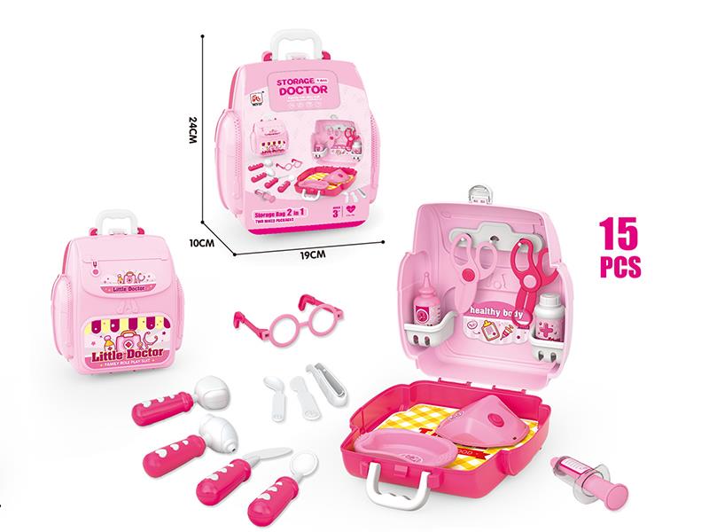 Storage Packpack Doctor Play Set 15pcs