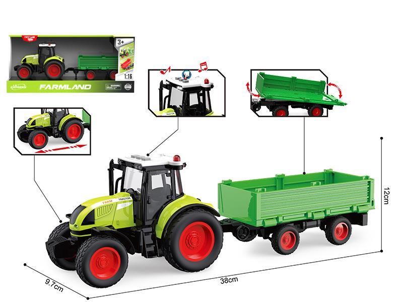 1:16 Friction Farm Tractor(Sound And Light)