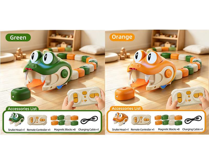 Magnetic Blocks Remote Control Snake