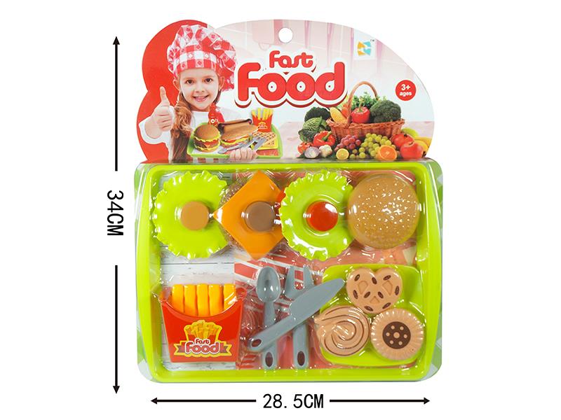 Simulation Hamburger French Fries Cookie Set