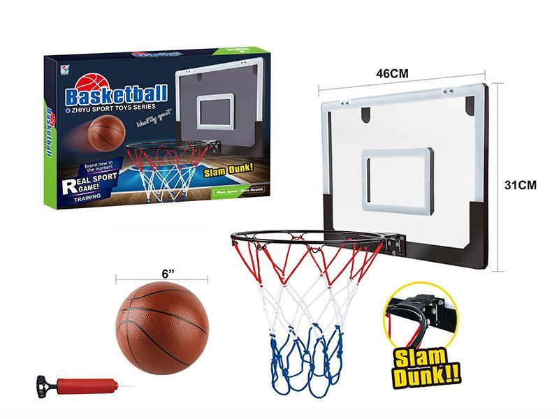Simulated Transparent Basket Ball Board