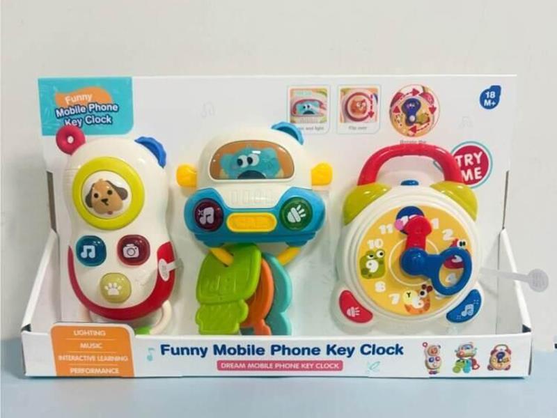 Funny Mobile Phone Key Clock