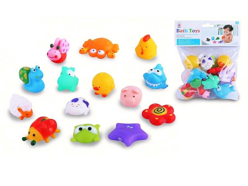 Cute Animals Kids Bath Toy Set