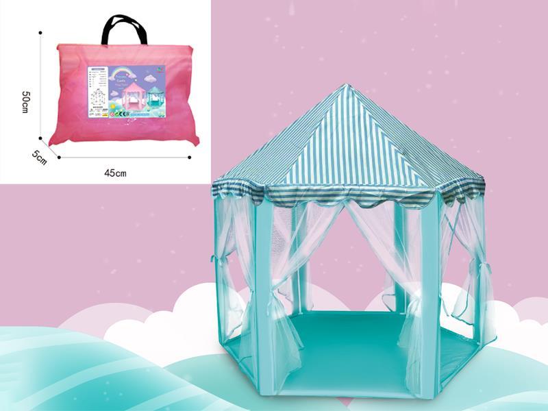 Hexagonal Castle Blue Tent