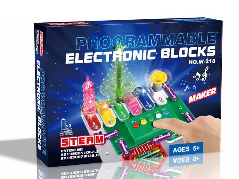 Programmable Electronic Building Blocks