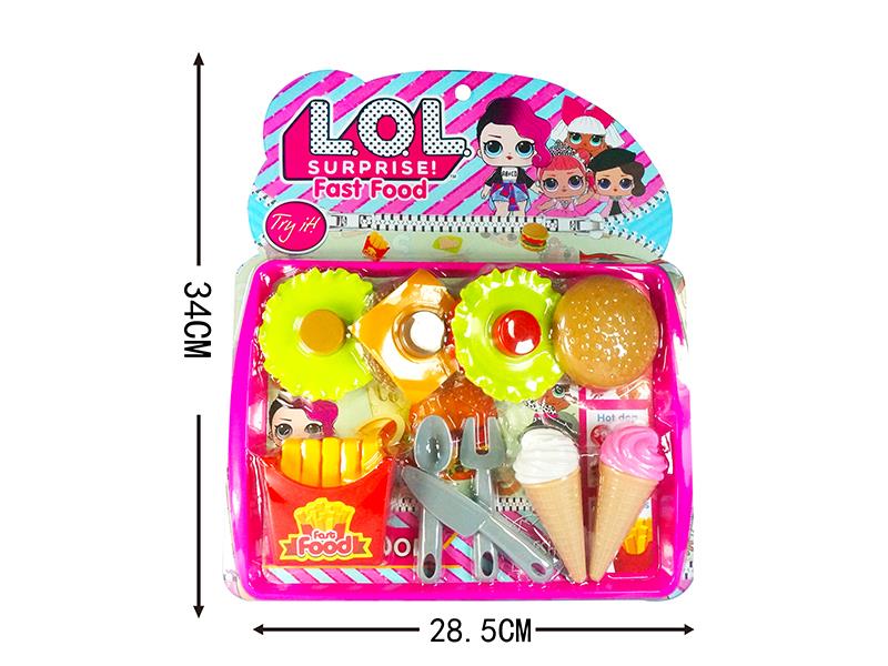 Simulation Hamburger French Fries Ice Cream Set