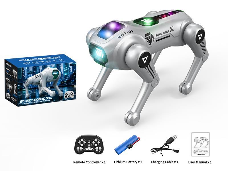 2.4G Remote Control Robot Dog(Silver)