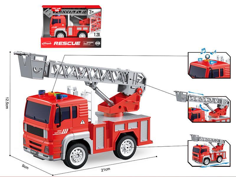 1:20  Friction Fire Engine(Sound And Light)