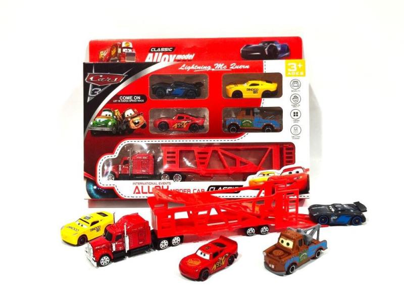 Car Story 1:64 Alloy Car With Gold Tractor Team Set