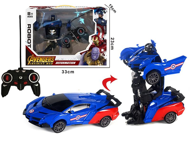 1:16 Remote Control One-Key Deformation Car(Captain America)