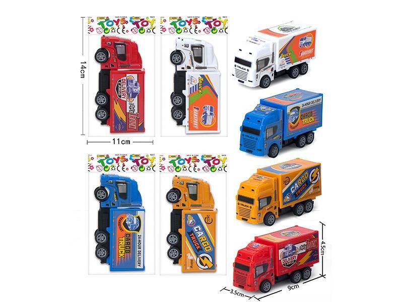 Pull Back City Express Delivery Truck 1PCS
