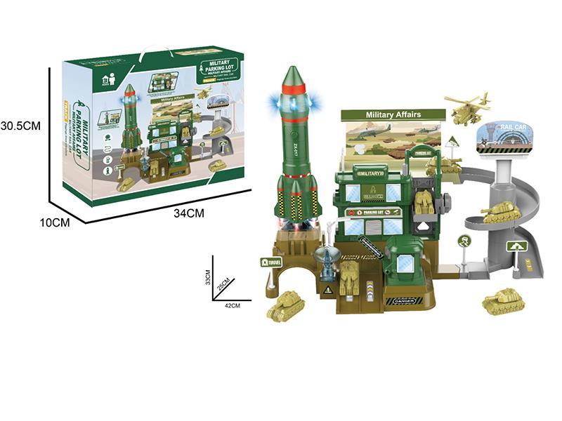 Military Headquarter Parking Lot Toy