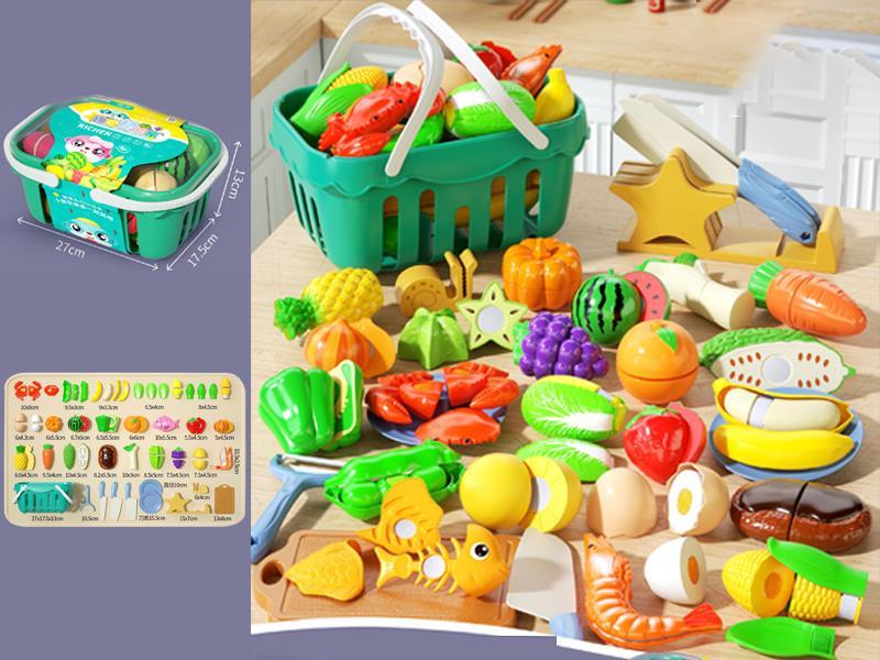 Cutting Tableware Basket Toy