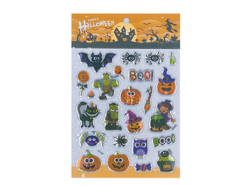 Large Size Halloween 3D Puffy Stickers