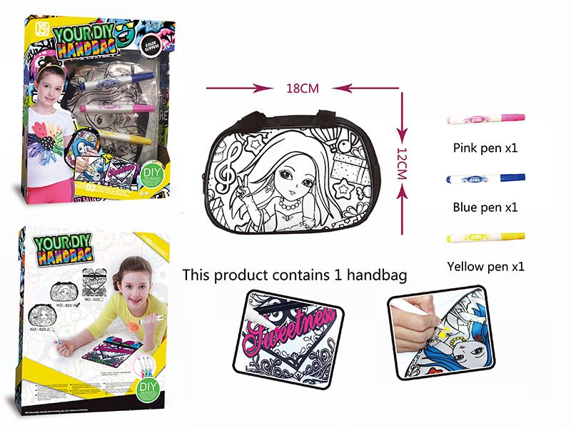 DIY Coloring Handbag