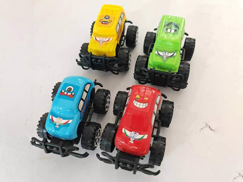 Pull Back Cartoon Off-Road Vehicle