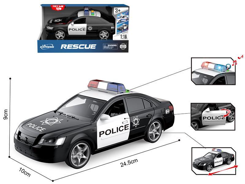 Friction Police Car (With light and music)