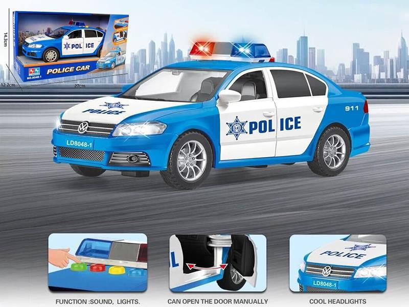 Friction Police Car Toy