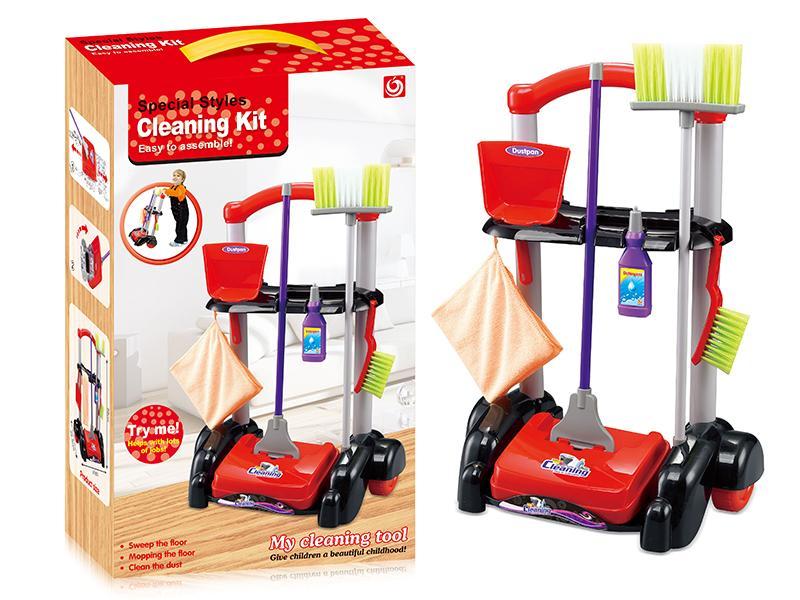 Boy Clean Cart
