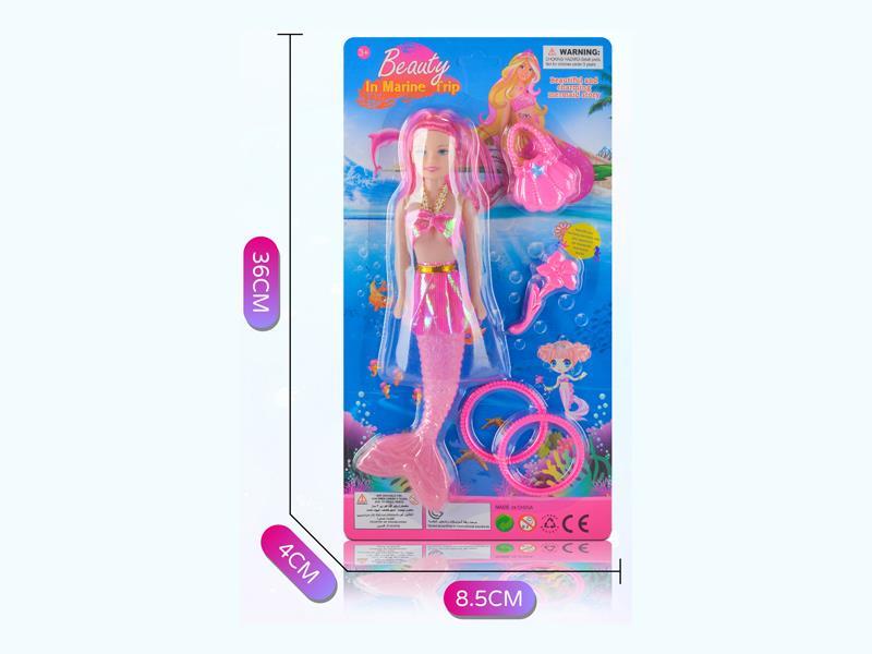 11 Inch Empty Body Mermaid Doll