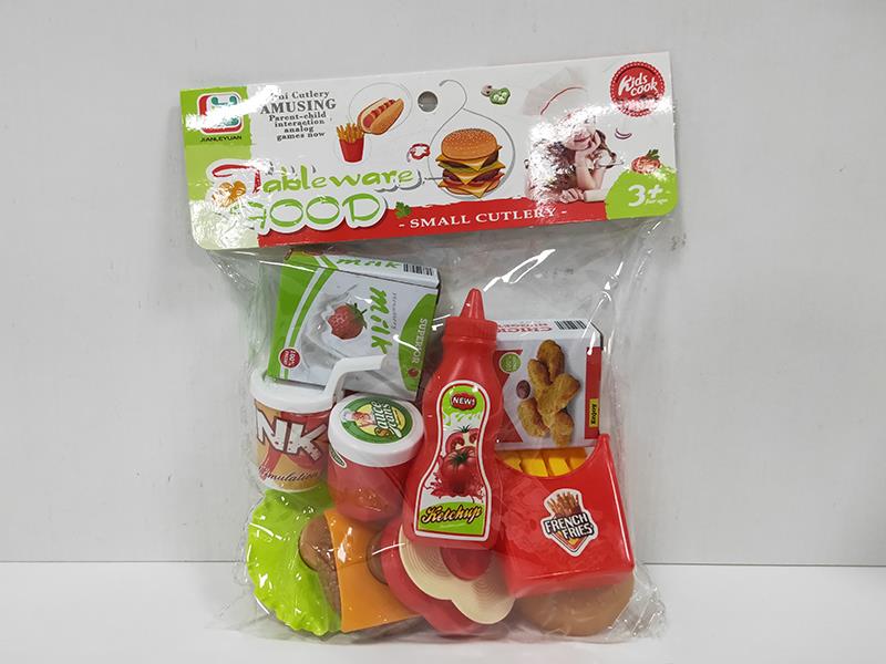Hamburger,French Fries,Cola Simulated Food Set