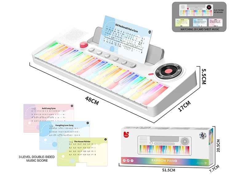 37 Keys Rainbow Electronic Piano