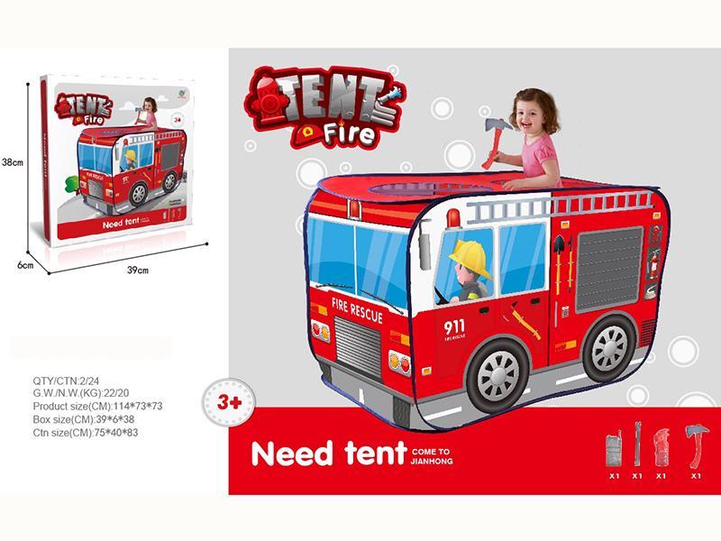 Fire Engine Tent + Accessories
