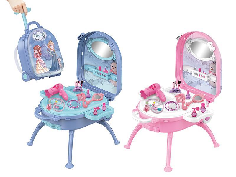 Frozen 4 In 1 Girl Dress Up Metal Case Backpack