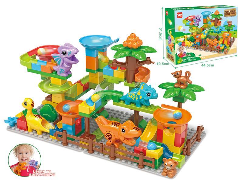 Dinosaur Slide Park Large Particles Building Blocks 135pcs