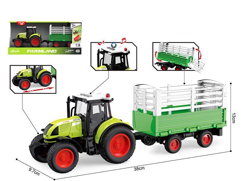 1:16 Friction Farm Fence Trailer(Sound And Light)
