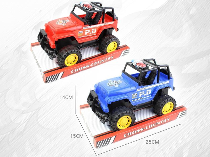 Friction Off-Road Police Car