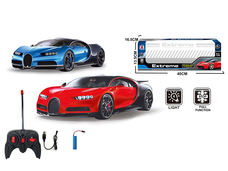 1:14 Bugatti  4CH R/C Car( Include Batteries)