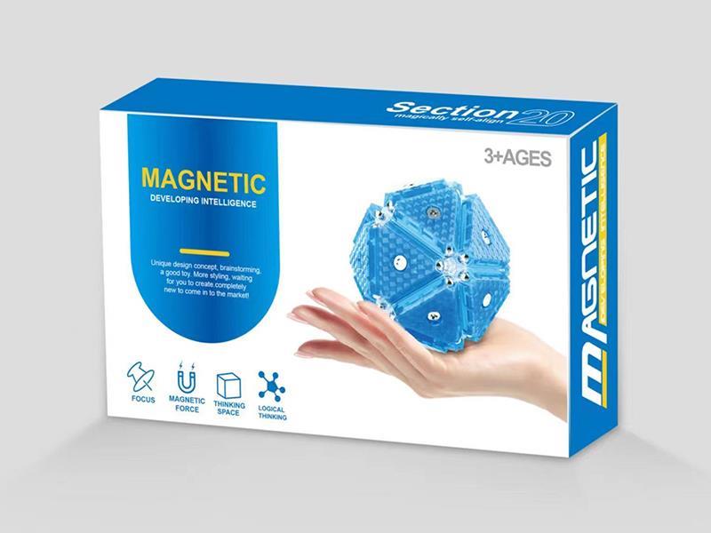 Magnetic Building Blocks/6 Color Mixed