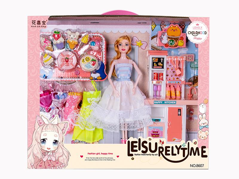 29cm Fashion Doll Kitchen Set