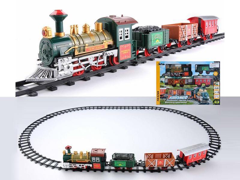 ELECTRIC RAILWAY SET WITH LIGHT & MUSIC